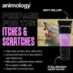 Szampon dla psów do zmywania pcheł i kleszczy, 250 ml – Animology Flea & Tick - obrazek 2