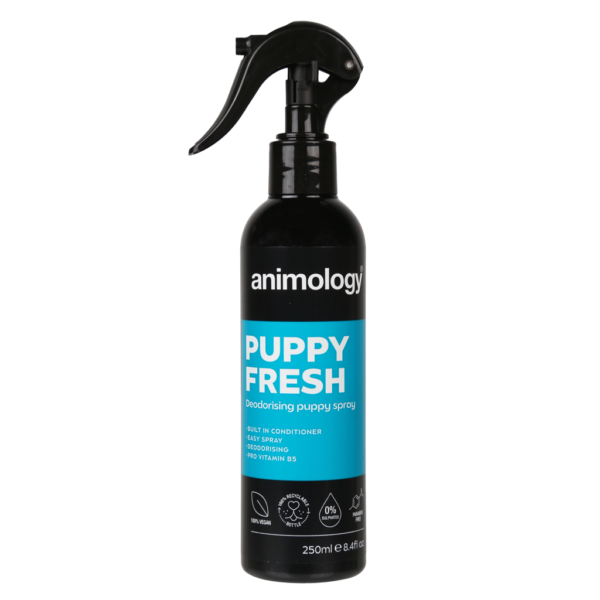 Spray do sierści szczeniąt przeciw nieprzyjemnym zapachom, 250 ml – Animology Puppy Fresh Deodorising Puppy Spray