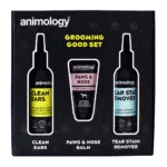 Zestaw do pielęgnacji uszu, oczu, opuszek łap i nosa psa, 3 produkty – Animology Grooming Good Set