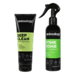 Zestaw do pielęgnacji sierści psa z szamponem i dezodoryzującym sprayem, 2 produkty – Animology Stink Buster Set - obrazek 3