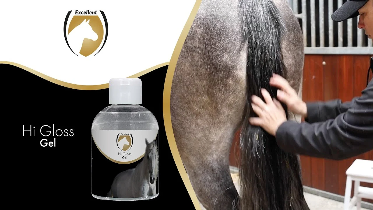Żel nabłyszczający do grzywy i ogona, 250 ml – Excellent Horse Hi Gloss Gel - obrazek 2