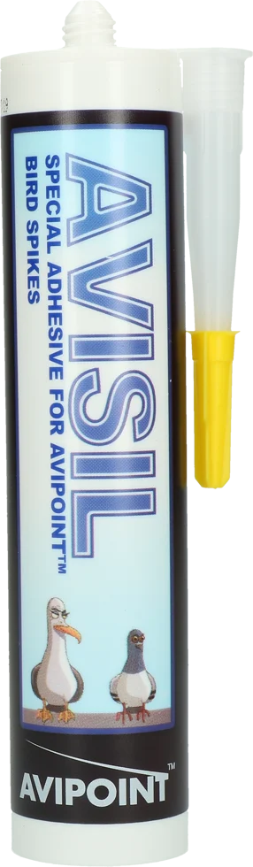 Przezroczysty silikon do kolców przeciw ptakom, 310 ml – Avipoint Avisil - obrazek 1