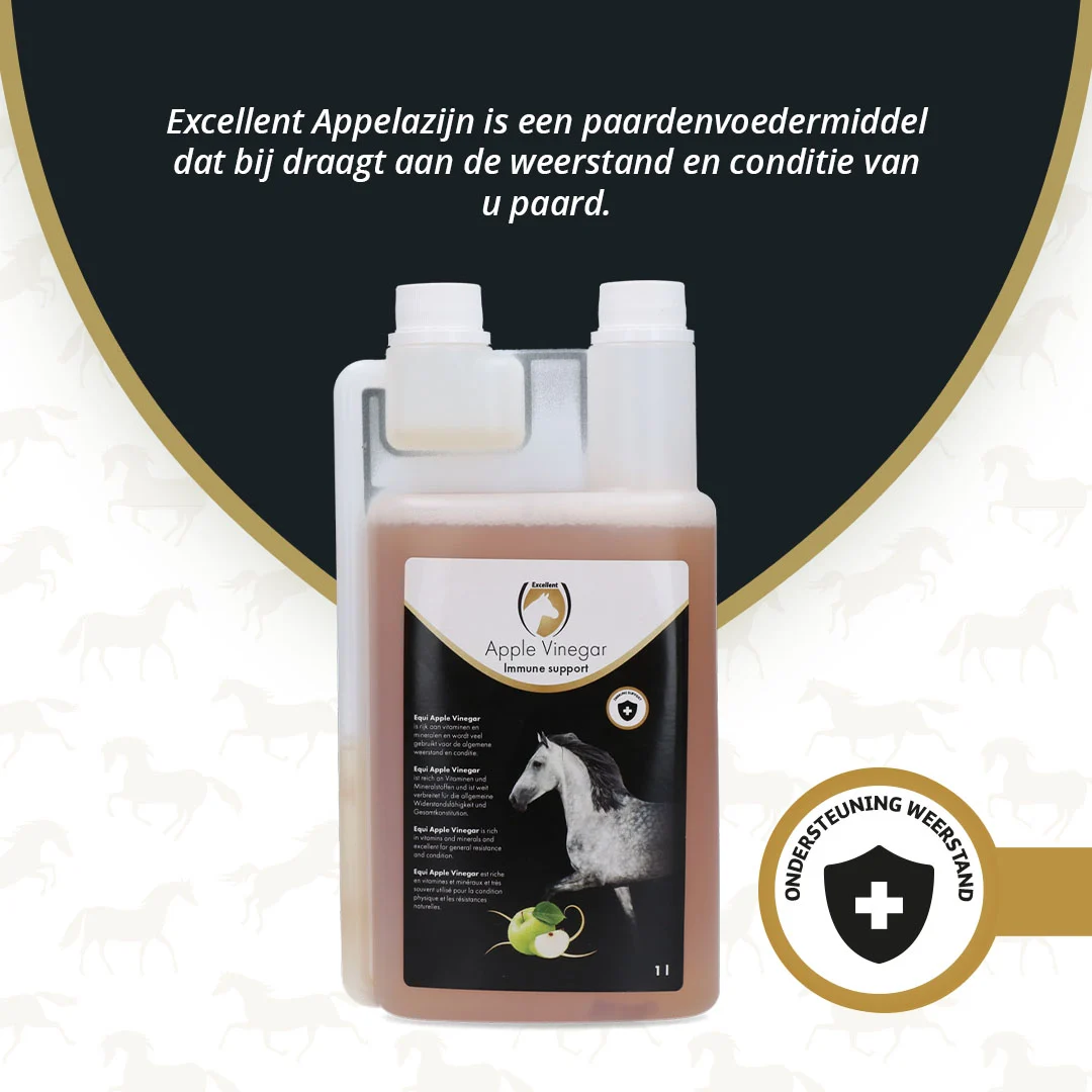 Ocet jabłkowy dla koni, 1 l – Excellent Horse Apple Vinegar - obrazek 2