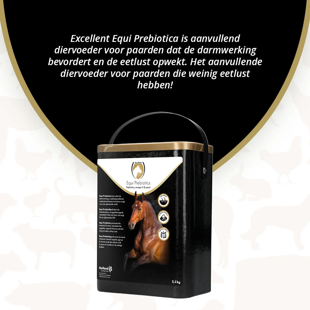Prebiotyki dla koni z omega 3 i drożdżami, 2,5 kg – Excellent Horse Prebiotics - obrazek 2