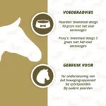 Suplement na stawy dla koni z MSM i kurkumą, 1 kg – Excellent Horse PureFree - obrazek 4