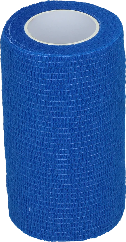 Samoprzylepny bandaż na nogi i kopyta, 10 cm, niebieski – Excellent Bandage Animal Profi - obrazek 1