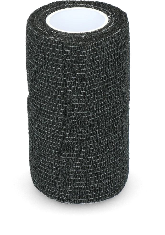 Samoprzylepny bandaż na nogi i racice, 10 cm, czarny – Excellent Bandage Animal Profi - obrazek 1