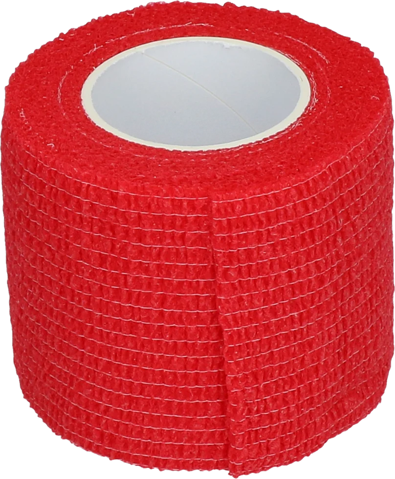 Bandaż samoprzylepny 5 cm czerwony – Excellent Bandage Animal Profi - obrazek 1