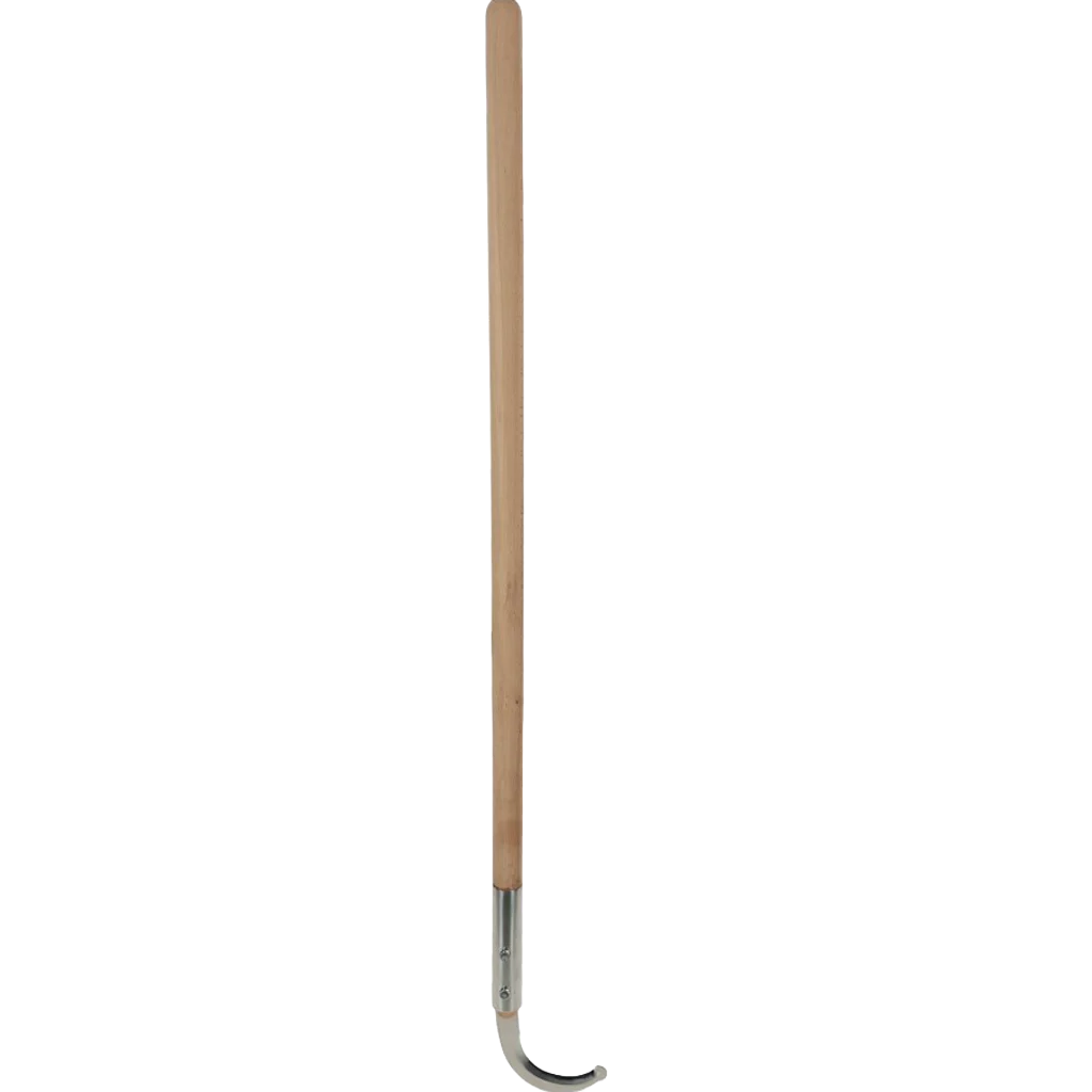 Nóż do zdejmowania taśmy z racic z zakrzywionym ostrzem ze stali nierdzewnej, uchwyt 150 cm – Bovi Hoof Care - obrazek 1