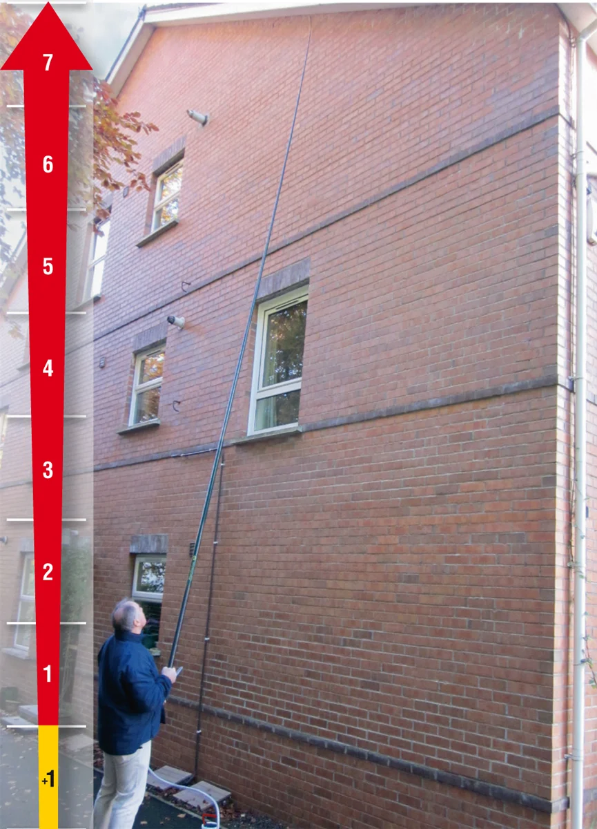 Lanca teleskopowa z włókna szklanego, 7 m, do DR5 – Birchmeier XL8 D - obrazek 4