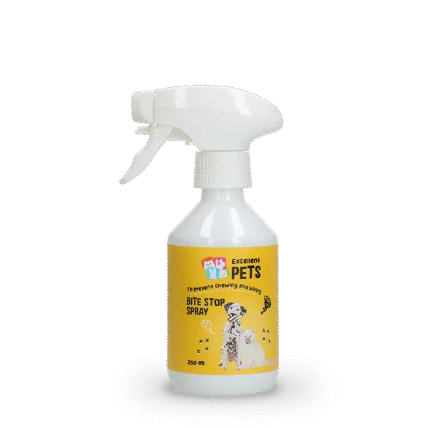 Spray przeciw gryzieniu dla psów i kotów z gorzką substancją, 250 ml – Excellent Pets Bite Stop Spray