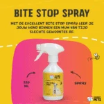 Spray przeciw gryzieniu dla psów i kotów z gorzką substancją, 250 ml – Excellent Pets Bite Stop Spray - obrazek 3