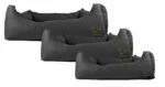 Legowisko dla psa z impregnowaną górną częścią i antypoślizgowym spodem, czarne, S, 65 x 55 cm – Bodyguard Sofa Bed - obrazek 2