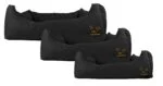 Legowisko dla psa z impregnowaną górną częścią i antypoślizgowym spodem, czarne, S, 65 x 55 cm – Bodyguard Sofa Bed - obrazek 4