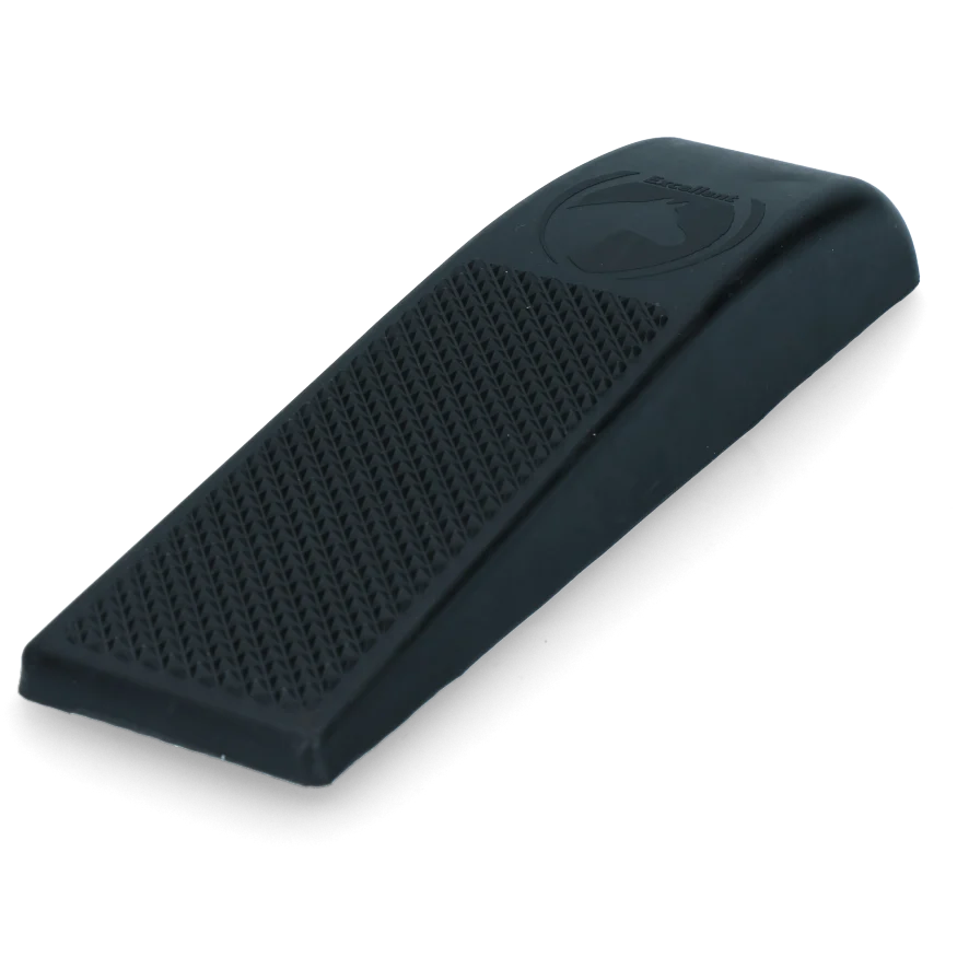 Szczotka dla konia L do pielęgnacji sierści, 23 x 6,5 x 3 cm, czarna – Excellent Horse Grooming Brush - obrazek 3