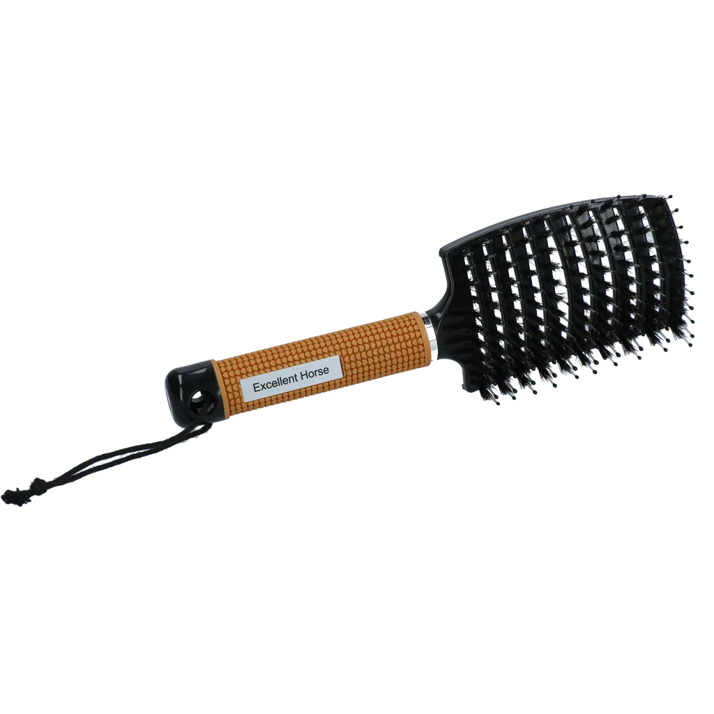 Szczotka do grzywy ułatwiająca rozczesywanie, 24,5 cm, złota – Excellent Horse Supreme Brush - obrazek 2