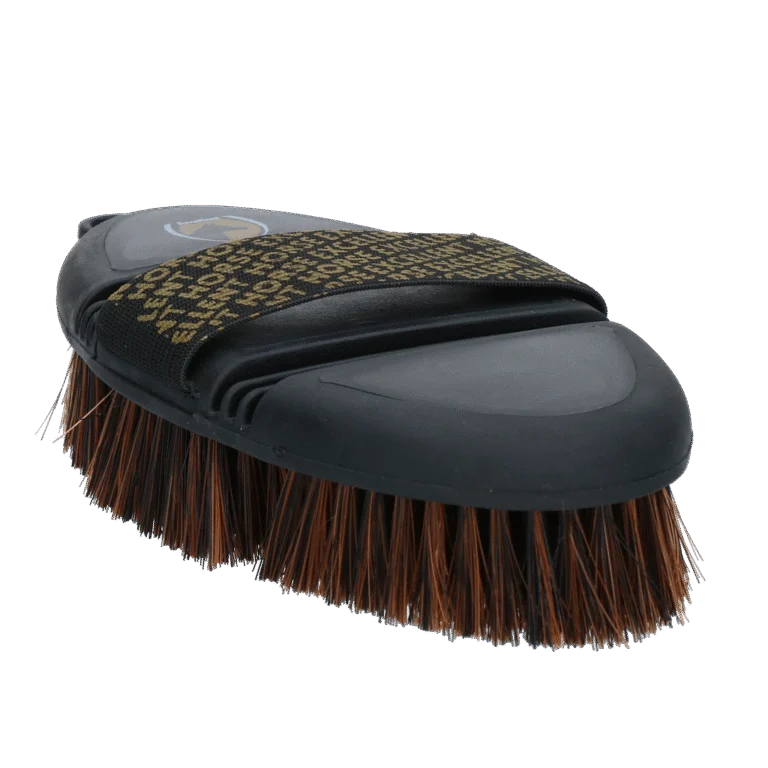 Miękka szczotka dla koni do kurzu i piasku z elastyczną górną częścią – Excellent Horse Flexi Brush Soft