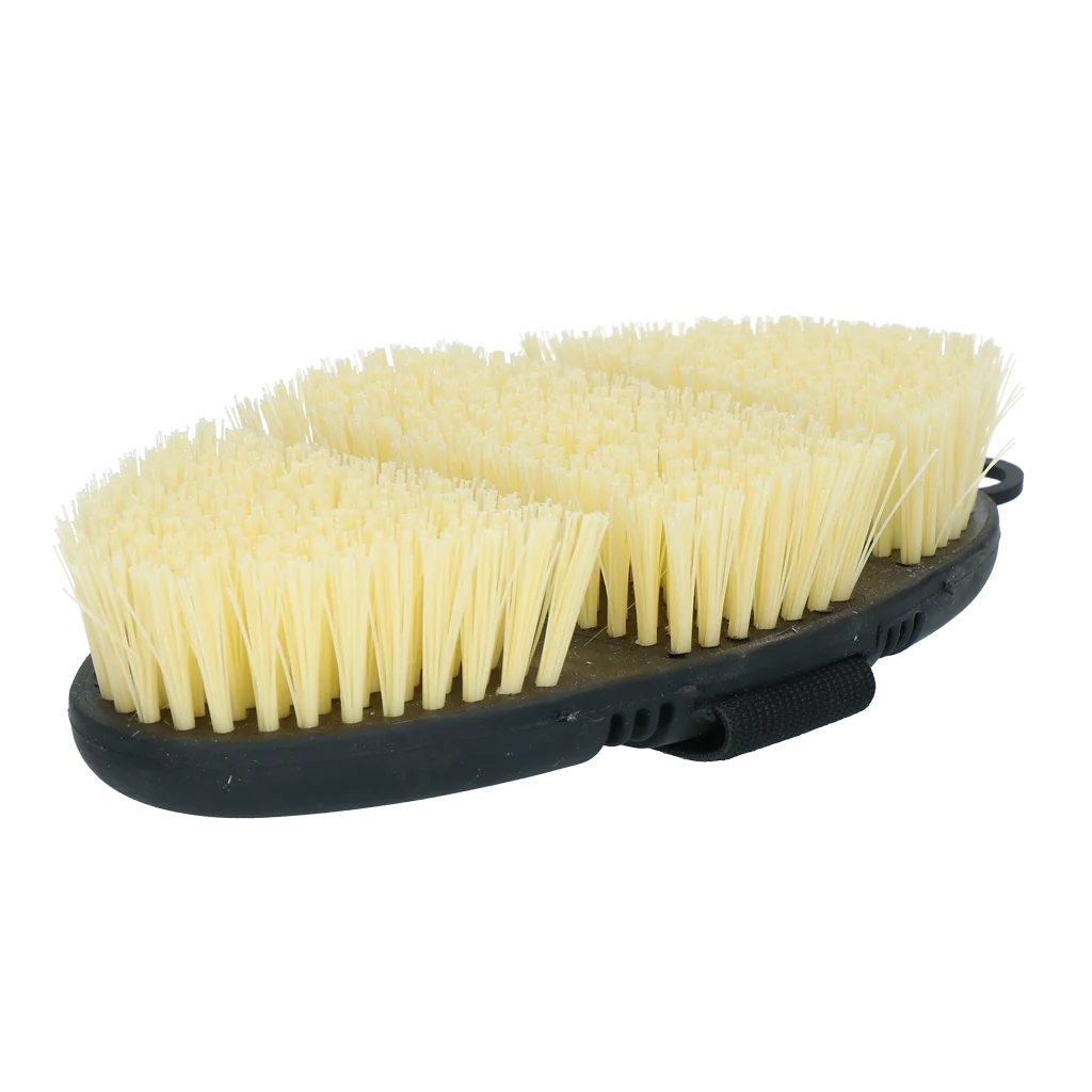 Twarda szczotka dla koni z elastyczną górną częścią – Excellent Horse Flexi Brush Scrub - obrazek 4