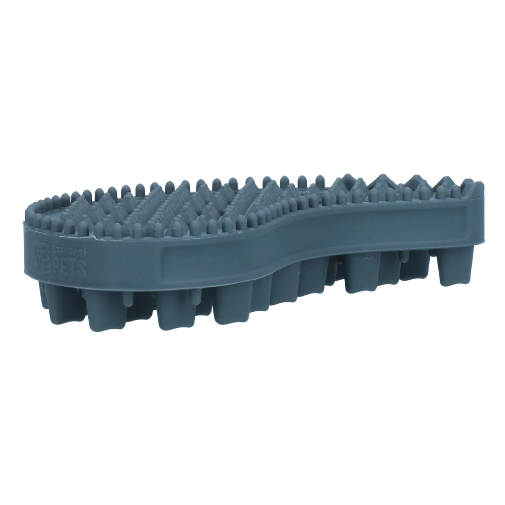 Silikonowa szczotka dla psa do długiej sierści, 12 x 6,5 x 2,5 cm – Excellent Pets Soft Silicone Brush - obrazek 2