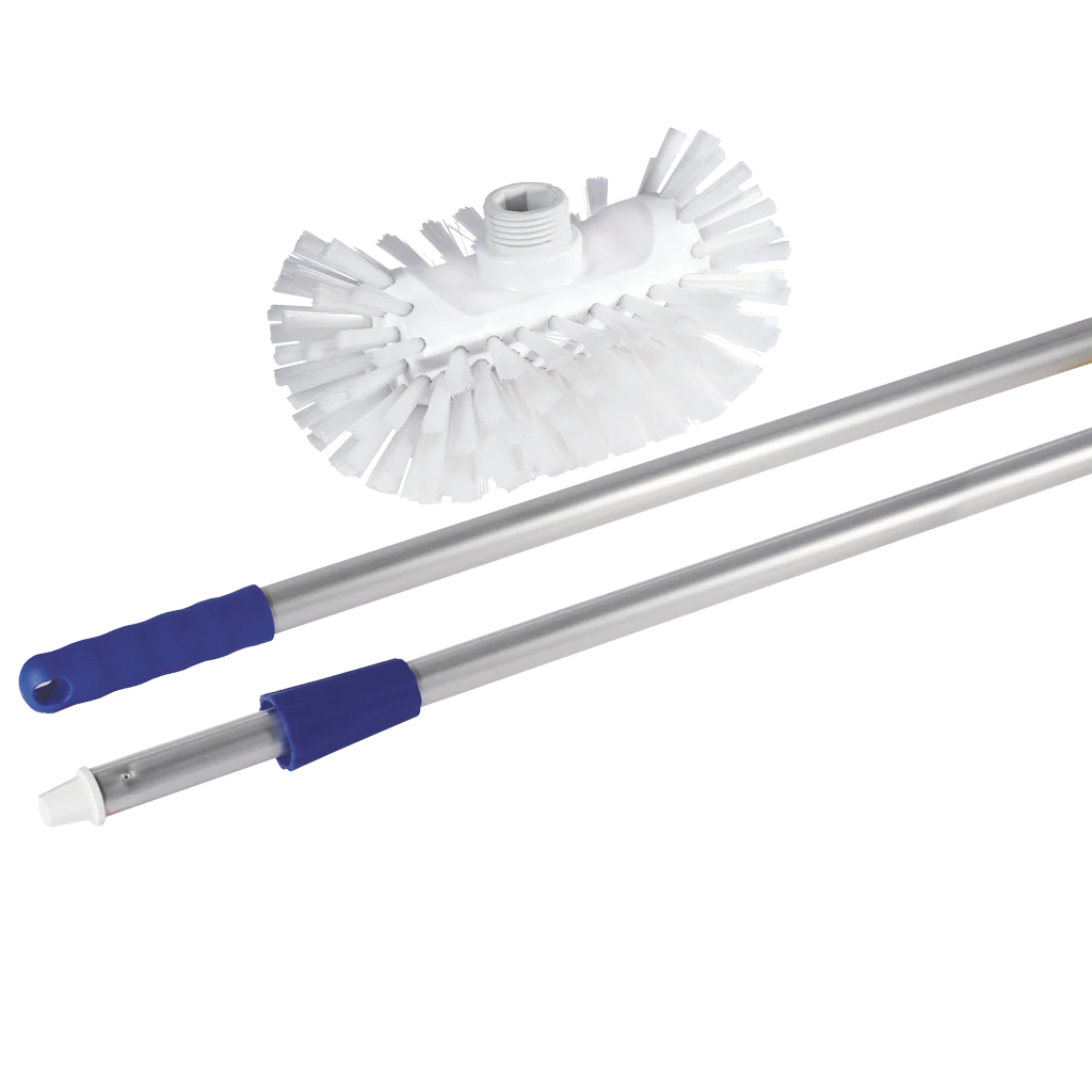 Szczotka do zbiorników na mleko z aluminiowym trzonkiem, 20 cm – Bürsten Walter Hygiene 1A Melktank Set - obrazek 1