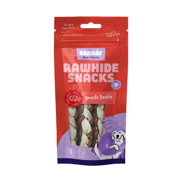 Przysmaki do żucia, 3 sztuki – Braaaf Twister Double