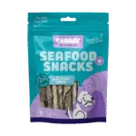 Suszone na powietrzu pałeczki do żucia z łososia, 12 cm – Braaaf Seafood Zalm Roll Sticks
