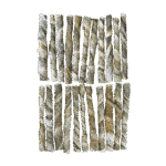 Gryzaki z łososia, suszone powietrzem, 12 cm, 175 g – Braaaf Seafood Zalm Roll Sticks - obrazek 3