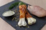 Prasowana kość do żucia z kurczakiem, 12,5 cm, 2 sztuki – Braaaf Rawhide Pressed Bone - obrazek 4
