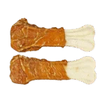 Prasowana kość do żucia z kurczakiem, 12,5 cm, 2 sztuki – Braaaf Rawhide Pressed Bone - obrazek 3