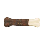 Prasowana kość do żucia z kaczką, 20 cm – Braaaf Rawhide Pressed Bone - obrazek 3