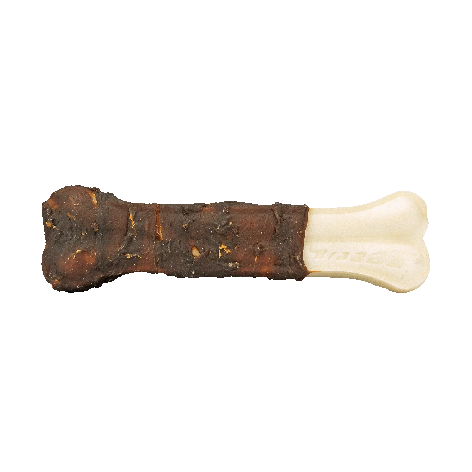 Prasowana kość do żucia z kaczką, 20 cm – Braaaf Rawhide Pressed Bone - obrazek 3