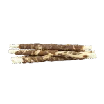 Gryzak ze skóry bawolej z jagnięciną i rybą, 21 cm, 6 sztuk – Braaaf Rawhide Twister - obrazek 2