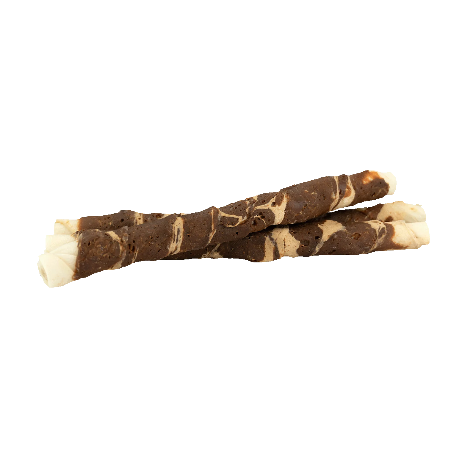 Przysmak do żucia ze skóry bawolej z jagnięciną i rybą, 21 cm, 3 sztuki – Braaaf Rawhide Twister - obrazek 3