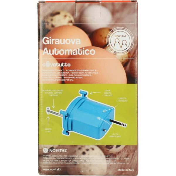 Automatyczny mechanizm obracania jaj do inkubatorów, 215 x 88 mm – Covatutto