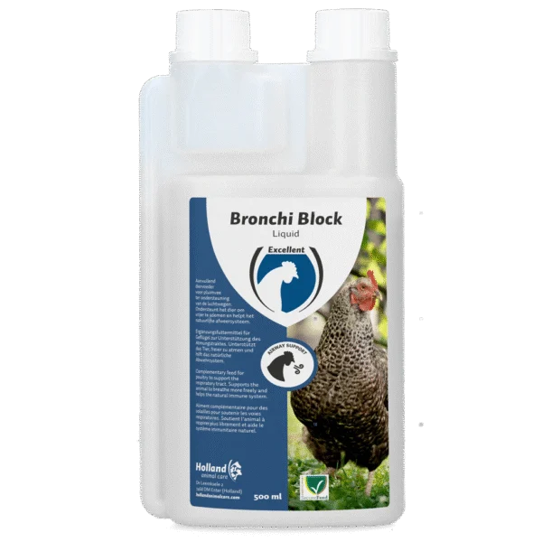 Dodatek paszowy Bronchi Block dla drobiu z eukaliptusem, 500 ml