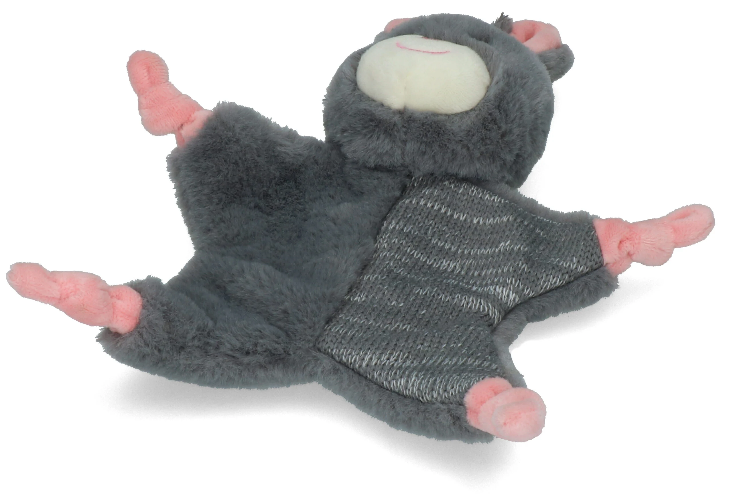 Pluszowy królik dla psa z piszczałką – Bunny Puppy Crunchy Knot - obrazek 4