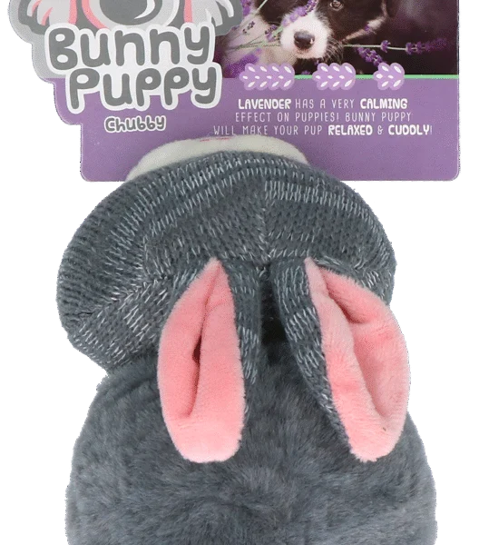 Pluszowy króliczek dla psa z piszczałką – Bunny Puppy Chubby