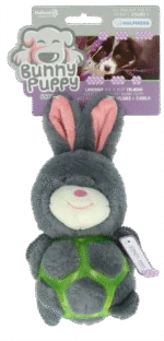 Pluszowa przytulanka dla psa w kształcie królika z piszczałką – Bunny Puppy Strappy