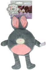 Pluszowa przytulanka dla psa w kształcie królika z piszczałką – Bunny Puppy Flat Rabbit