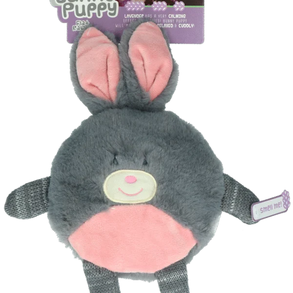 Pluszowa przytulanka dla psa w kształcie królika z piszczałką – Bunny Puppy Flat Rabbit
