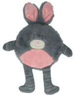 Pluszowa przytulanka dla psa w kształcie królika z piszczałką – Bunny Puppy Flat Rabbit - obrazek 3