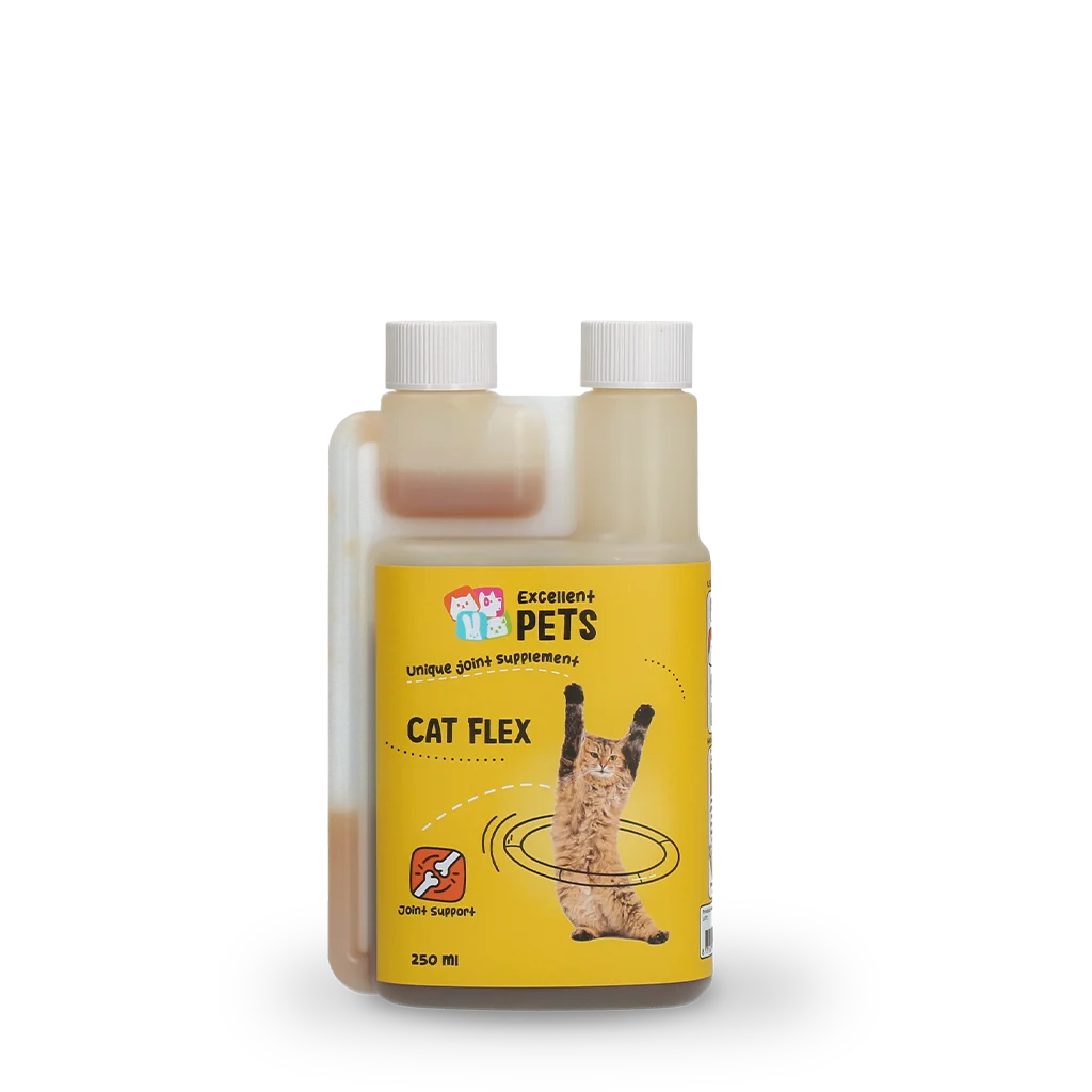 CATF0650.png Suplement na stawy dla kotów, płynny, 250 ml – Excellent Pets Cat Flex - obrazek 1