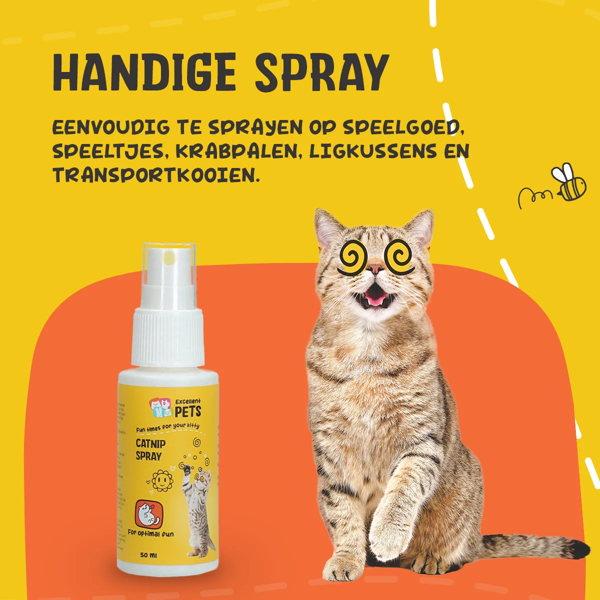Spray z kocimiętką do zabawek i transporterów, 150 ml – Excellent Pets Catnip Spray - obrazek 6