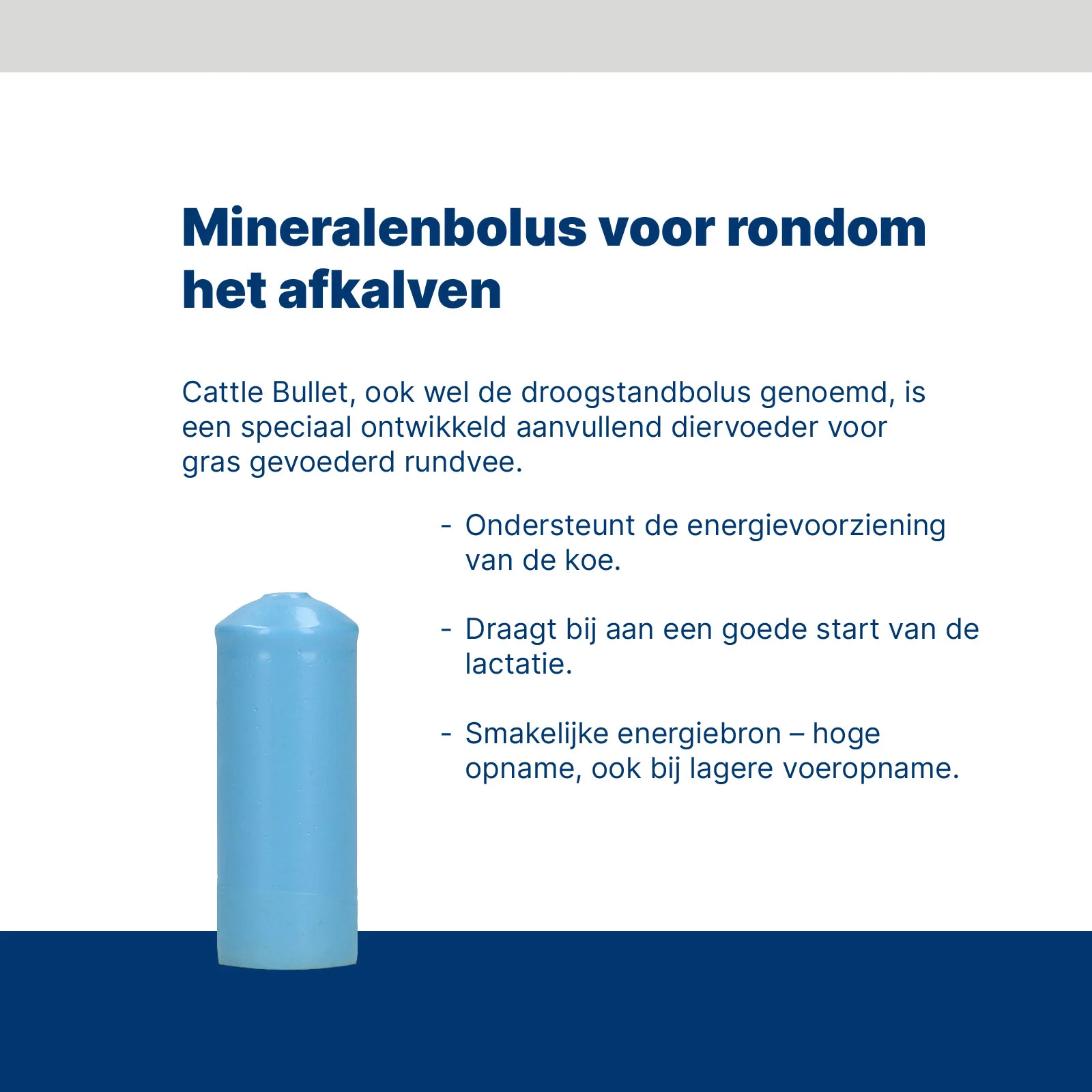 Bolus mineralny dla bydła żywionego trawą w okresie okołoporodowym, 20 sztuk – Excellent Cattle Bullet - obrazek 3