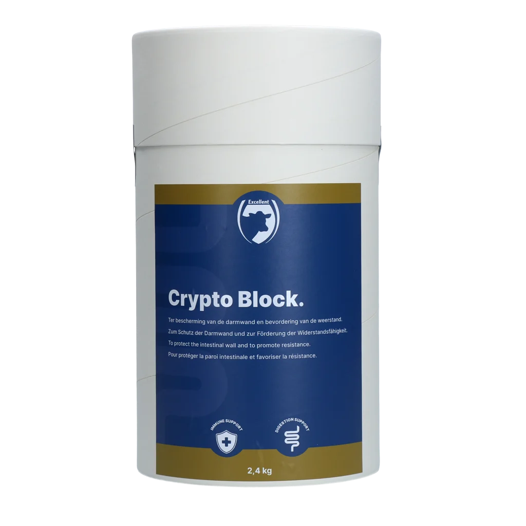 Suplement paszowy dla cieląt i jagniąt, 2,4 kg – Excellent Crypto Block - obrazek 1