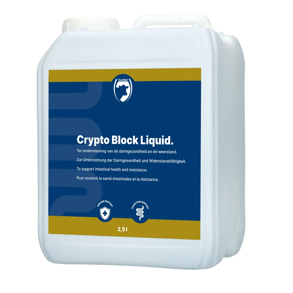Płynny suplement diety dla cieląt i jagniąt, 2,5 l – Excellent Crypto Block Liquid - obrazek 1