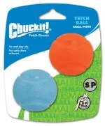 Gumowa piłka dla psa, Ø 5 cm, 2 sztuki – Chuckit! Fetch Ball S