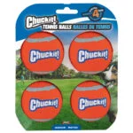 Piłka tenisowa dla psa M, ø 6 cm, 4 sztuki, pływająca – Chuckit! Tennis Ball