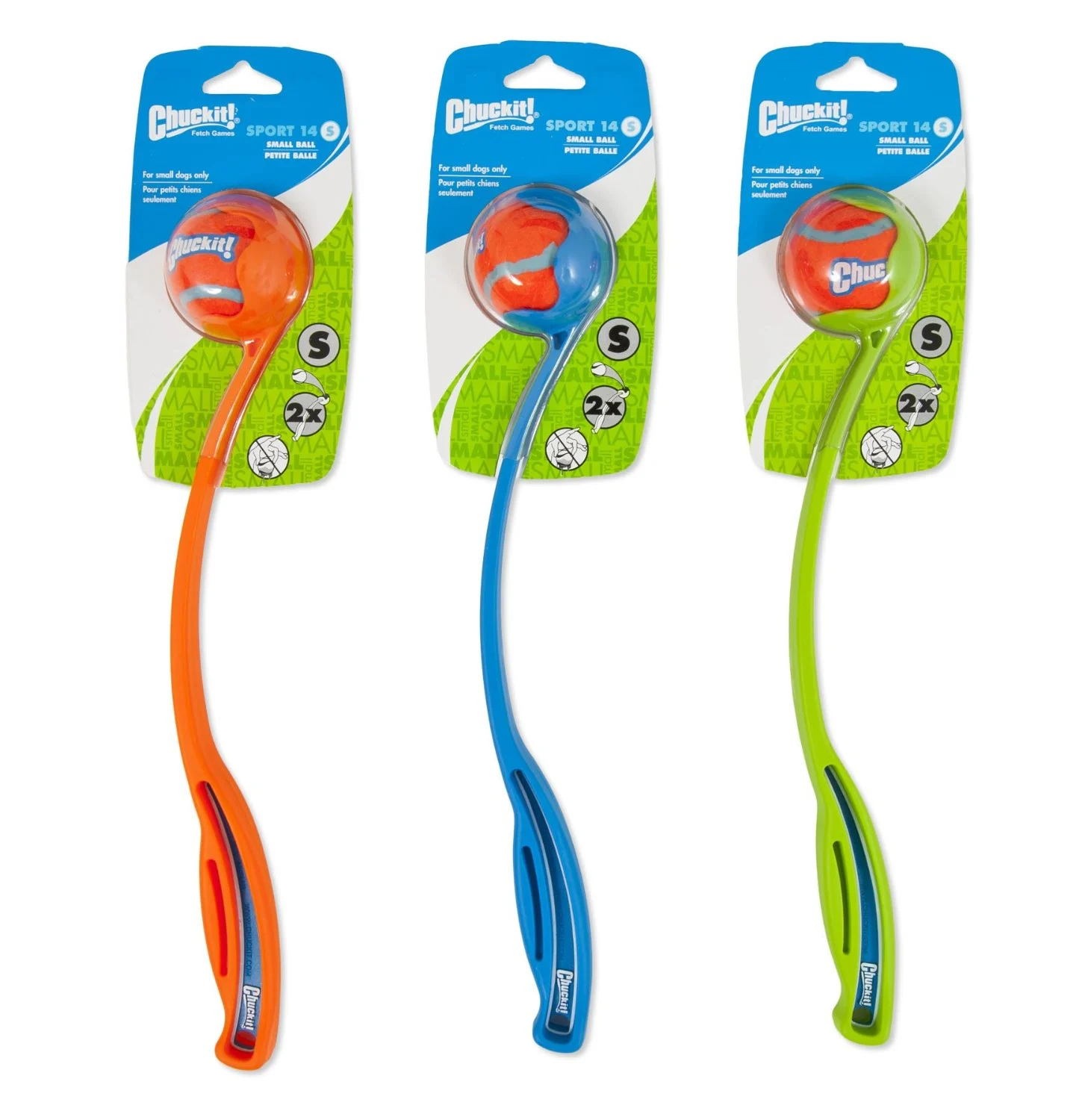 Wyrzutnia do piłek dla psa S z piłką tenisową, 35 cm – Chuckit! Sport Launcher - obrazek 1