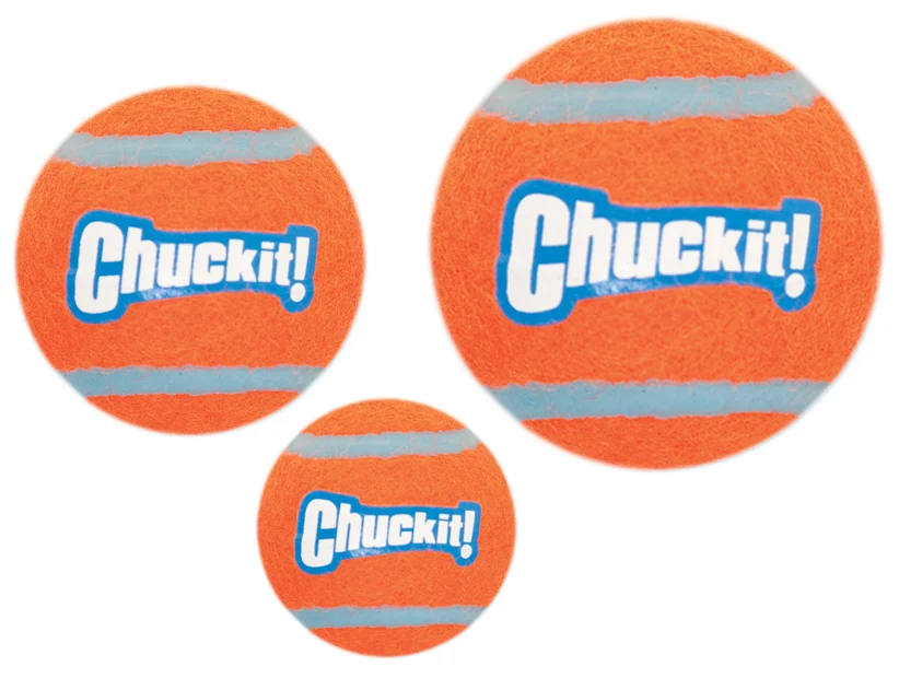 Piłka tenisowa dla psa M, ø 6 cm, 4 sztuki, pływająca – Chuckit! Tennis Ball - obrazek 3